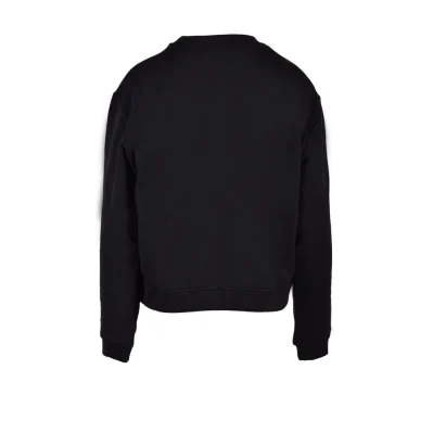 Black Cotton Sweatshirt