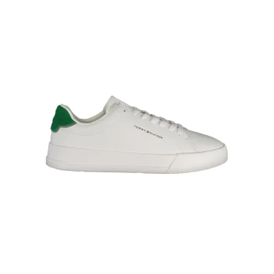 White Polyester Sneaker