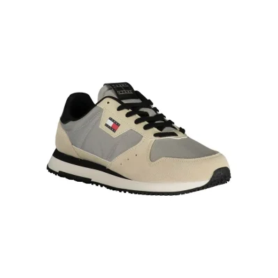 Gray Polyester Sneaker