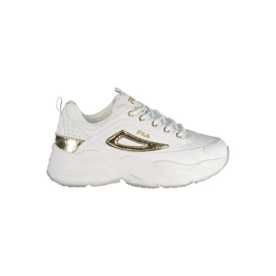 White Polyester Sneaker