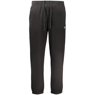 Black Cotton Men's Sports Trouser