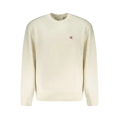 White Cotton Men Sweater