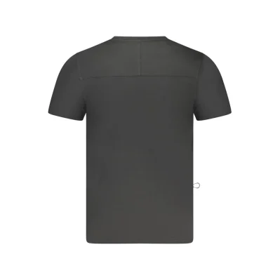Black Cotton Men T-Shirt