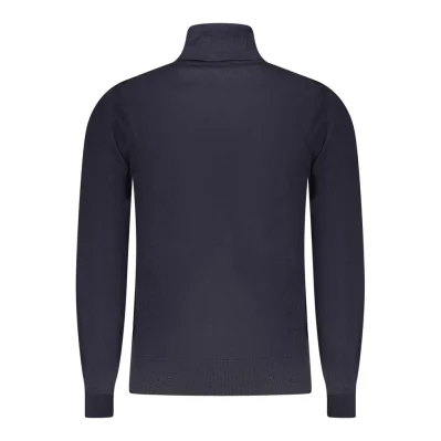 Blue Wool Men Sweater