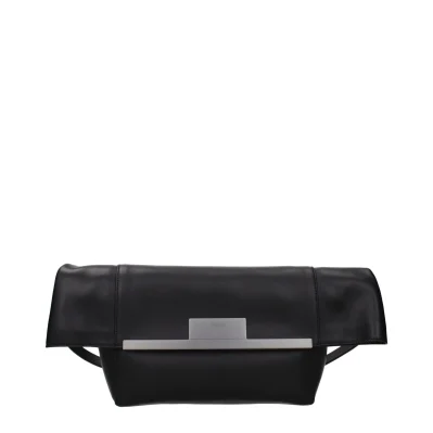 Black Leather Shoulder Bag