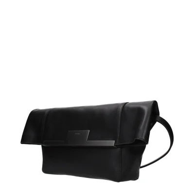 Black Leather Shoulder Bag