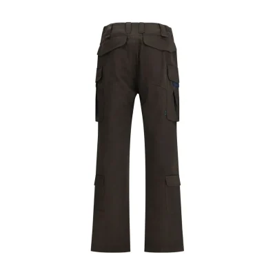 Brown Cotton Cargo Pants