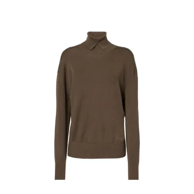 Brown Wool Sweatshirt