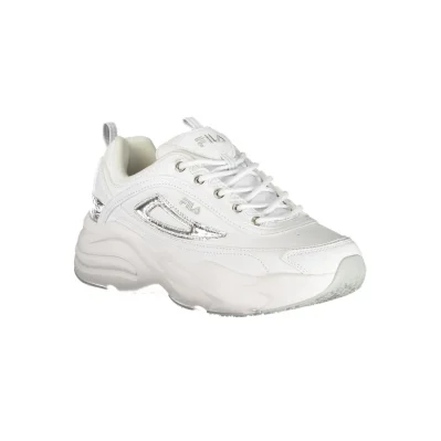 White Polyester Sneaker