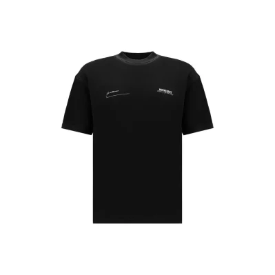 Black Cotton T-Shirt