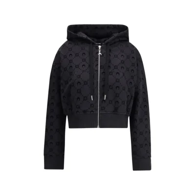 Black Cotton Sweatshirt