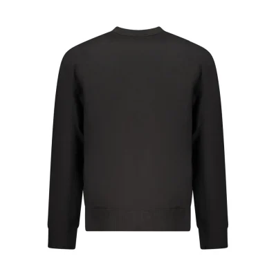 Black Cotton Sweatshirt