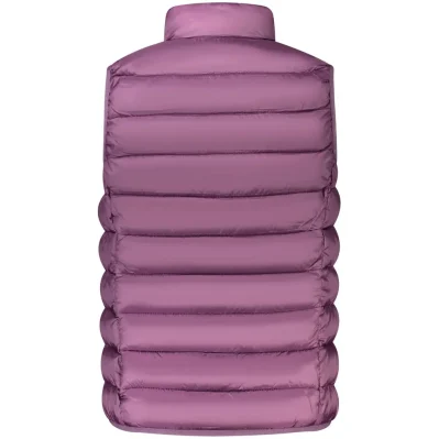 Purple Polyamide Sleveless Jacket