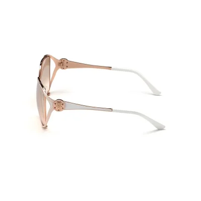 Rose Gold Metal Sunglasses