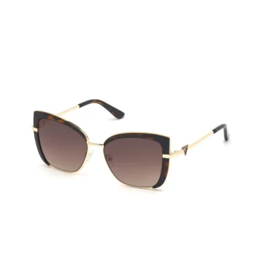 Brown Metal Sunglasses