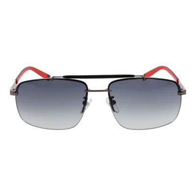 Gray Stainless Steel Sunglasses