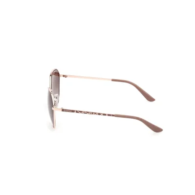 Beige Metal Sunglasses