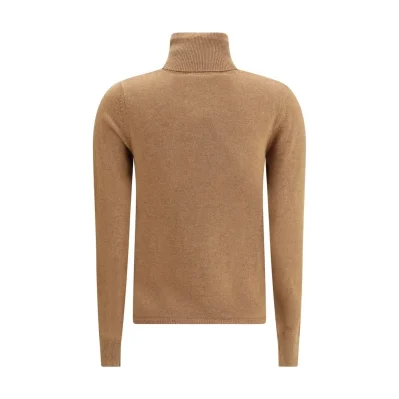 Brown Wool Turtleneck