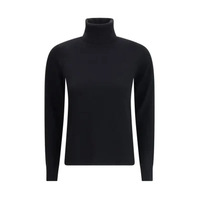 Black Wool Turtleneck