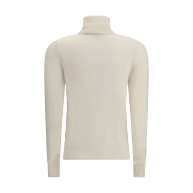 White Wool Turtleneck