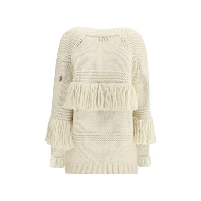 Cream Polyamide Cardigan