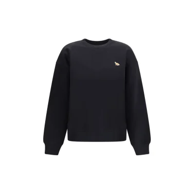Black Cotton Sweatshirt
