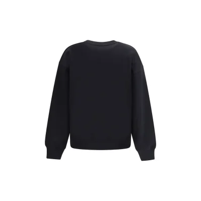 Black Cotton Sweatshirt