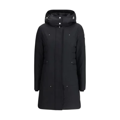 Black Polyester Parka