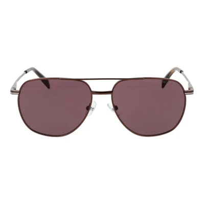 Brown Metal Sunglasses