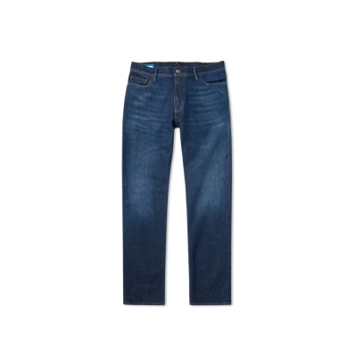 Blue Cotton Slim Fit Jeans