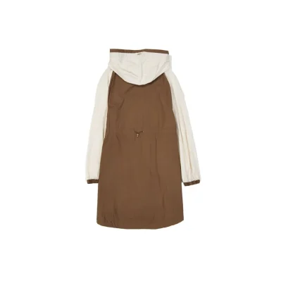 Brown Polyester Coat