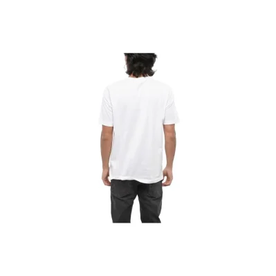 White Cotton Men's T-Shirt