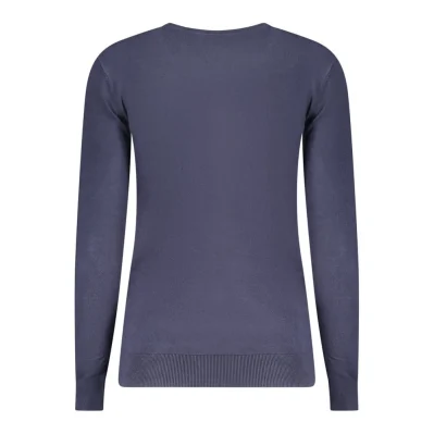 Blu Viscose Women Sweater
