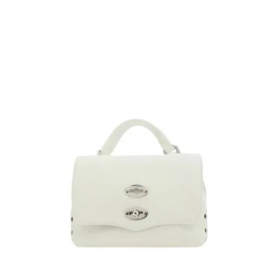 White Calf Leather Bos Taurus Shoulder Bag