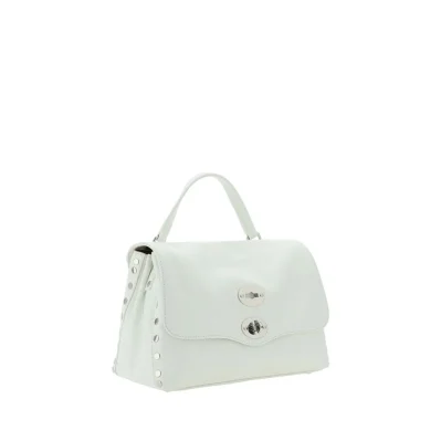 White Calf Leather Bos Taurus Shoulder Bag