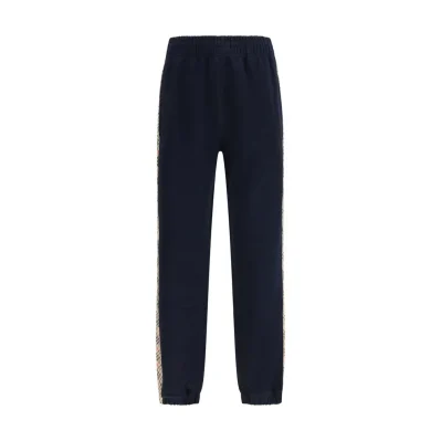 Blue Cotton Joggers (Workout Pants)