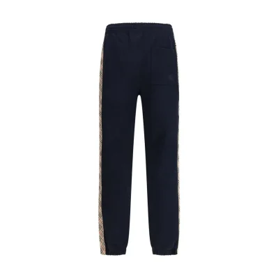 Blue Cotton Joggers (Workout Pants)