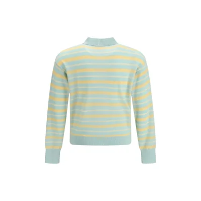 Multicolor Cashmere Polo Shirt
