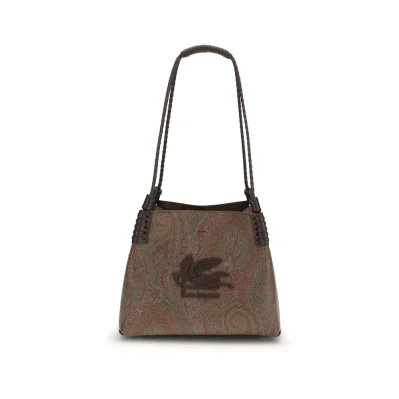 Brown Pvc Shoulder Bag