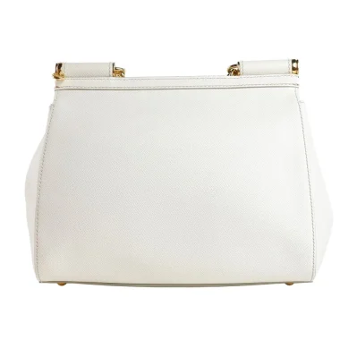 Bianco Calfskin Woman Handbag