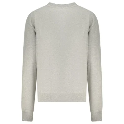 Grigio Cotton Women Sweatshirt