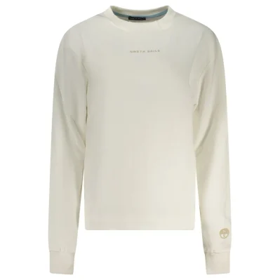 Bianco Cotton Women Sweatshirt