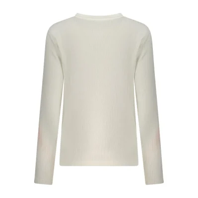 White Polyester Women's Sweater