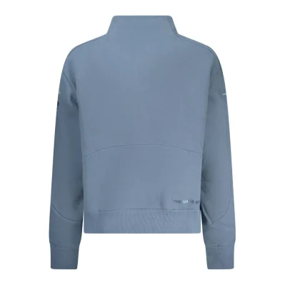 Blu Cotton Women Sweatshirt