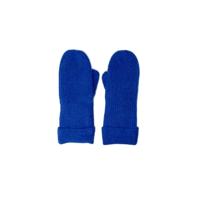 Blue Marabou Gloves