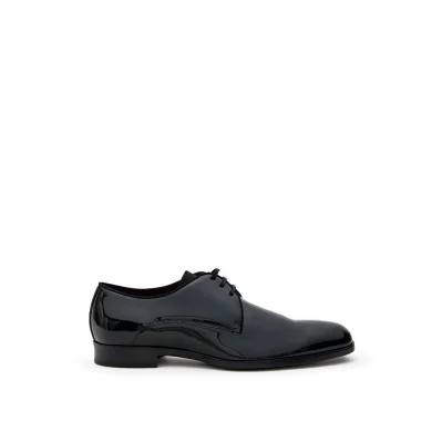 Black Leather Oxfords And Derbies