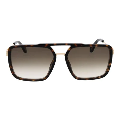 Brown Metal Sunglasses