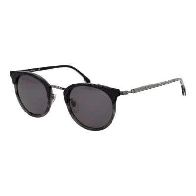Black Stainless Steel Sunglasses