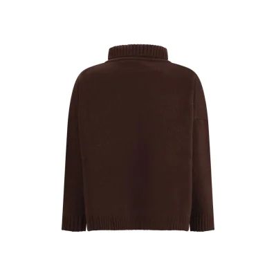 Brown Fleece Wool Top