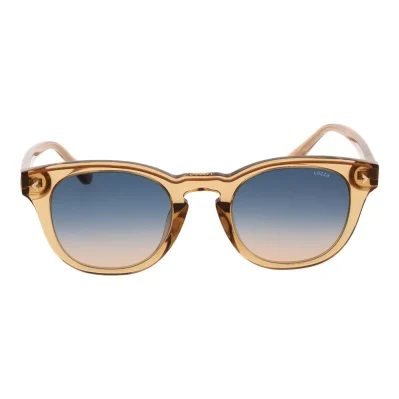 Beige Plastic Sunglasses